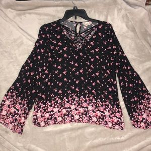 Floral Long Sleeve Top